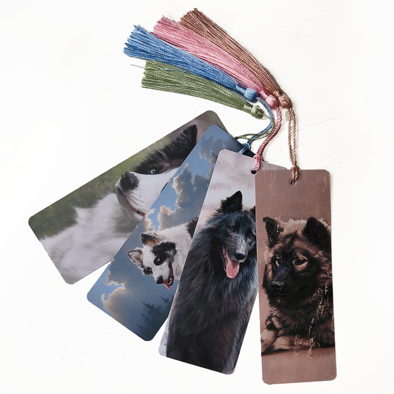 PREORDER Dog Breed Bookmarks: Eurasier, Groenendael, Yakutian Laika, Border Collie PREORDER Dog Breed Bookmarks: Eurasier, Groenendael, Yakutian Laika, Border Collie